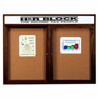 Indoor Enclosed Bulletin Boards