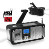 AM/FM/WB NOAA Weather Radio with Hand Crank, LED Flashlight, and USB Charging