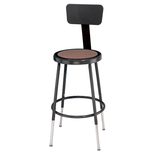 6200 Series Adjustable Heavy-Duty Steel Lab Stool