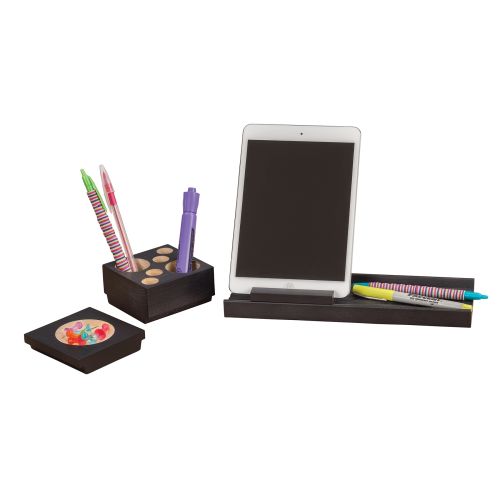 Splash™ Multi-Colored Wood Desk Set