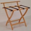 WallSaver Solid Oak Luggage Rack