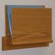 Open End Oak File Rack - Square Mounting Plate