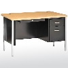 600 Series Steel Teachers Desk