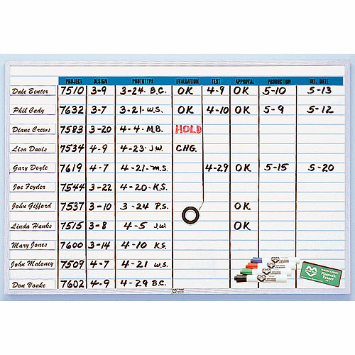 Changeable Planner Kit with Horizontal Fused in Grids Lines