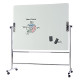 Heavy-Duty Magnetic Glass Reversible Easel