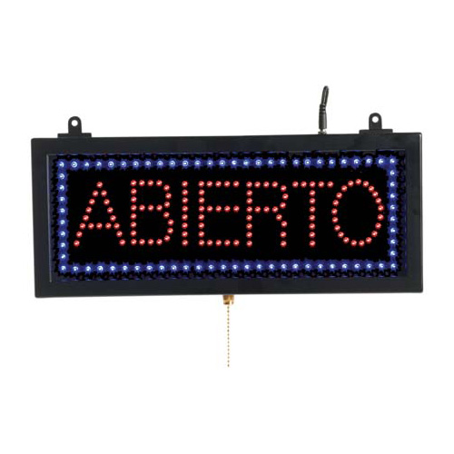 ABIERTO - LED Window Sign