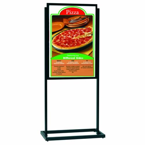 "Boaster" Freestanding Double Sided Poster Holder