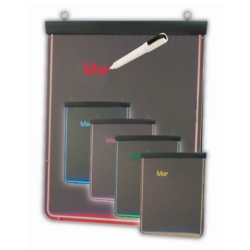Ultra Lite Lighted Write-On Markerboard