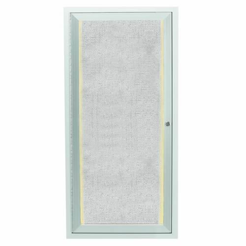 Outdoor Enclosed Aluminum Framed Bulletin Board with LED Lighting