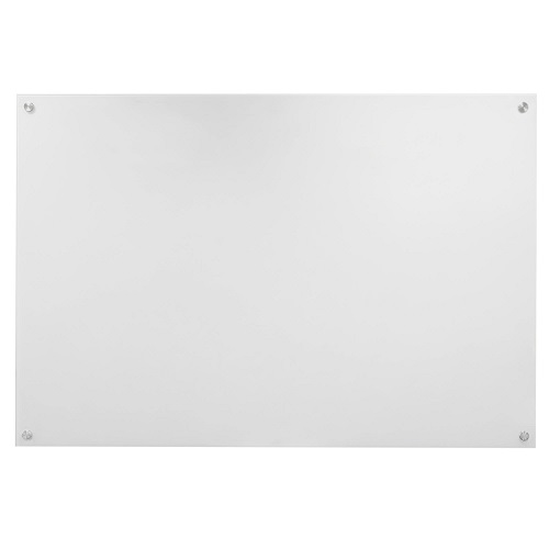 Pure White Non-Magnetic Glass Markerboard