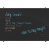 Visionary&reg; Black Magnetic Glass Dry Erase Whiteboard