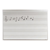 Music Lined Whiteboards. Wall Mounted and Freestanding, Rolling Boards.  Custom Sizes Available