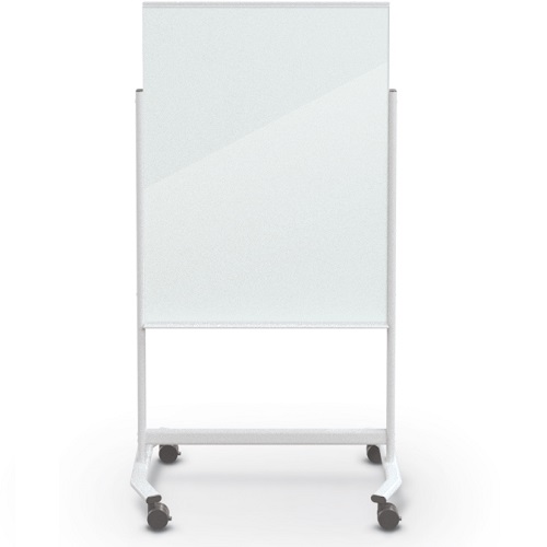 Visionary® Move, Colored or White Glass, Mobile Magnetic Whiteboard