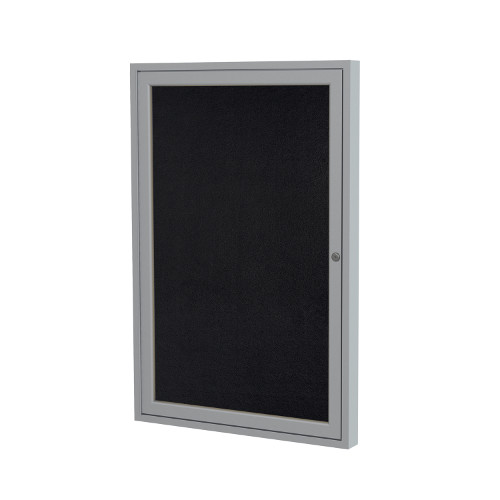 Ghent Traditional Indoor Enclosed Recycled Rubber Bulletin Board
