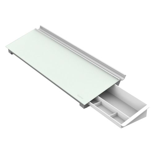 Glass Dry-Erase Desktop Computer Pad