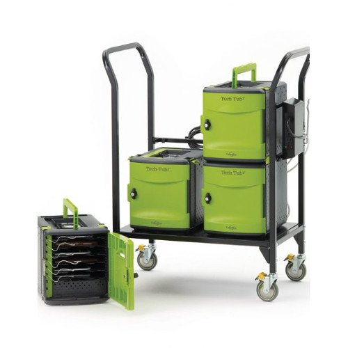 Tech Tub2 Modular Cart - holds 24 devices